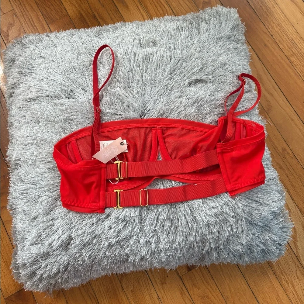 Free People X We are HAH Bra in Blood Orange
